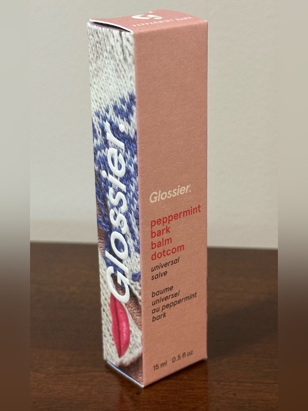 *NEW IN BOX* Glossier Peppermint Bark Balm Dotcom 0.5 fl oz Limited Edition